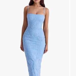 House of CB Eva Floral Lace Gown